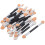 24pcs disposable eyeshadow brushes with sponge applicators 6