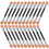 24pcs disposable eyeshadow brushes with sponge applicators 1