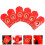 Raindrops Red Envelopes Red Paper 6pcs 5.9x3.3in 4