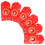 Raindrops Red Envelopes Red Paper 6pcs 5.9x3.3in 10