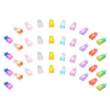 40Pcs Fashion Bear Pendant Charms For Jewelry Making