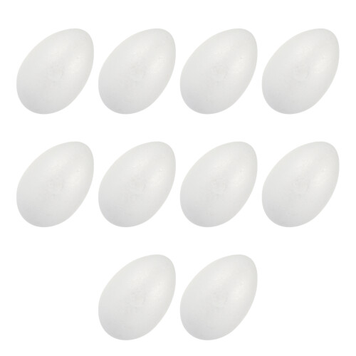 20 Pcs Foam Hollow Eggs Easter Decorative Props Toys 1