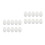 20 Pcs Foam Hollow Eggs Easter Decorative Props Toys 7
