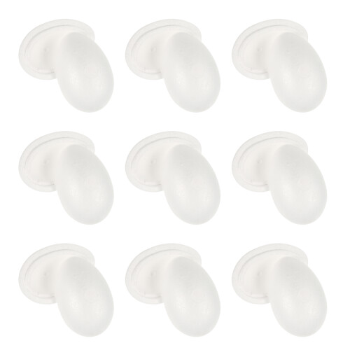 20 Pcs Foam Hollow Eggs Easter Decorative Props Toys 2