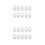 20 Pcs Foam Hollow Eggs Easter Decorative Props Toys 10