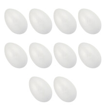 20 Pcs Foam Hollow Eggs Easter Decorative Props Toys