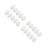 20 Pcs Foam Hollow Eggs Easter Decorative Props Toys 6