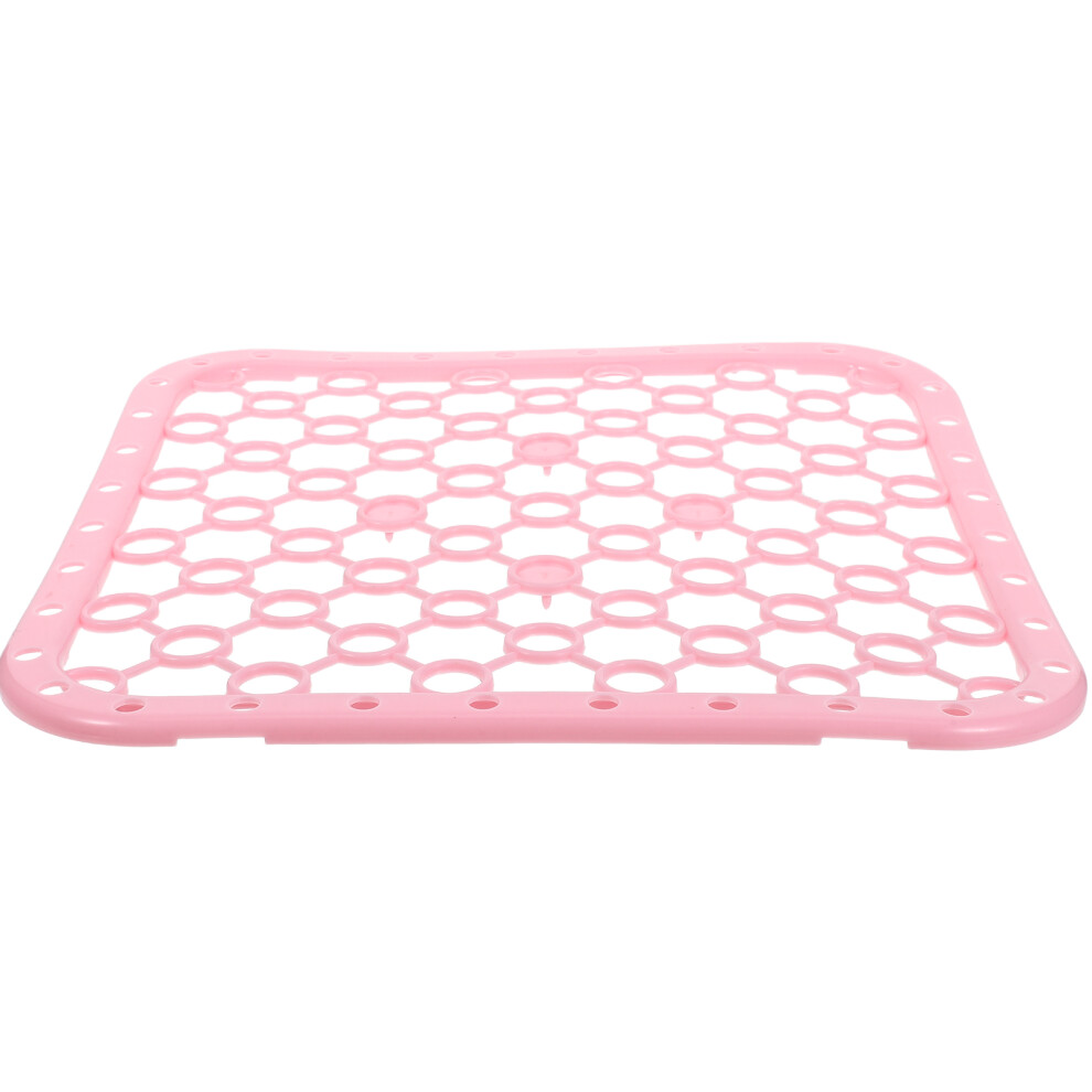 Pink Silicone Sink Mat Heat Resistant Kitchen Sink Protector 3321888295379
