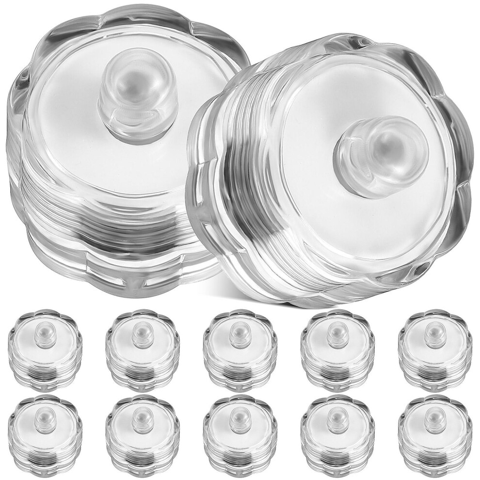 12 pcs led tea light candles, battery powered, flickering, submersible-image-OPC-PKTNQTM-NEW