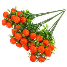 6 pcs fake orange branches for arrangements and vase decor