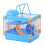 Set Hamster Cage With Double-Layer Villa Orange Blue 1
