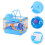 Set Hamster Cage With Double-Layer Villa Orange Blue 2
