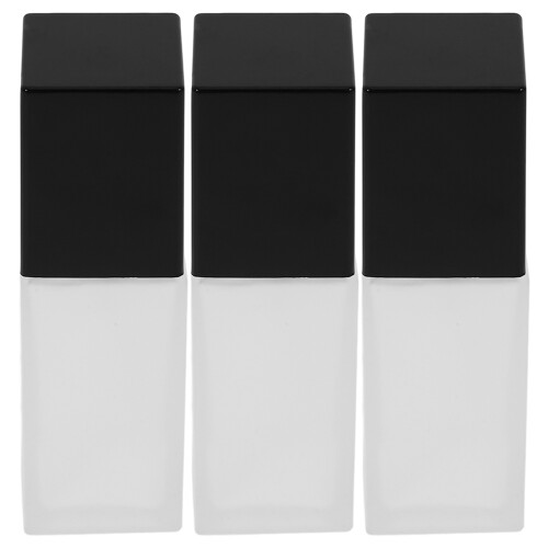 3Pcs Glass Foundation Bottles With Pump 1