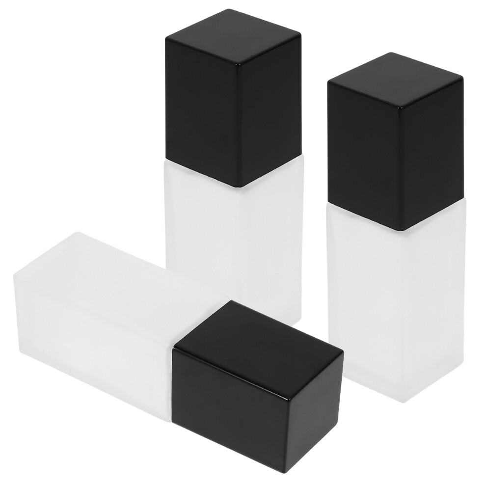 Vaguelly 3Pcs Glass Foundation Bottles With Pump