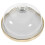 Ceramic Covered Dessert Plate Cake Dome 6