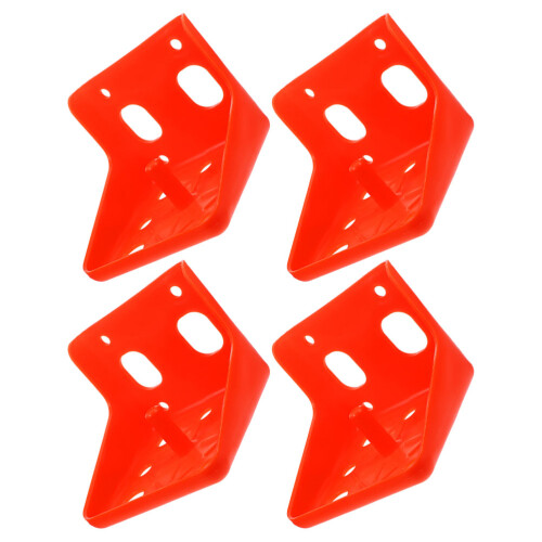 Practical Pe Salt Block Tray For Easy Livestock Feeding 4pcs