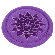 embroidery singing bowl mat buddhism art craft decoration