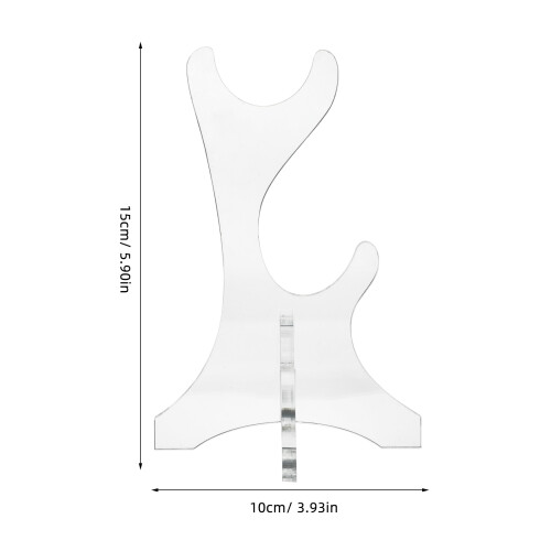 acrylic flute stand desktop display rack for home studio 1