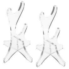acrylic flute stand desktop display rack for home studio