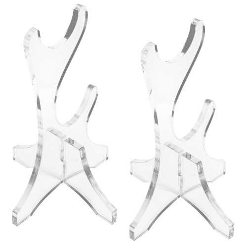 acrylic flute stand desktop display rack for home studio