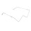 semi-rimless lensless eyeglasses frame decorative glasses 1