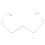 semi-rimless lensless eyeglasses frame decorative glasses 2