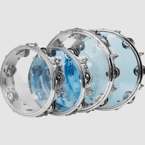 1 set self-tuning double row tambourine for performance 1