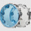 1 set self-tuning double row tambourine for performance 4