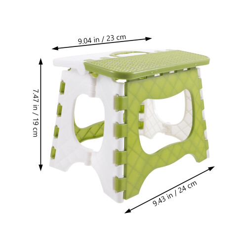 folding stool portable small green for home 1