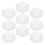 30pcs clear earring backs for droopy ears heavy support 11