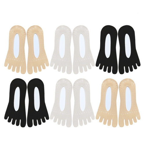 10 pairs five toe separator socks ultra-thin fishnet shallow boat 2
