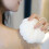 2Pcs Beige Bath Shower Scrubber Balls Pe Material Exfoliating Sponge 7