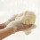 2Pcs Beige Bath Shower Scrubber Balls Pe Material Exfoliating Sponge 6
