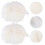 2Pcs Beige Bath Shower Scrubber Balls Pe Material Exfoliating Sponge 5