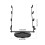 flute display stand with disc base for iron and bamboo flutes 2