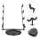 flute display stand with disc base for iron and bamboo flutes 7