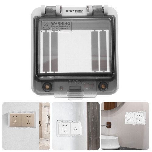 electrical outlet protector circuit distribution cover box 2