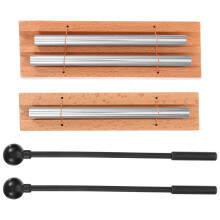 2 sets wooden hand chimes percussion blocks with mallets