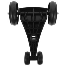 Black Plastic Front Wheel Wiggle Car Replacement For