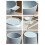 6Pcs Straw Tableware Set For Kids With Plate Bowl Cup Utensils Blue 1