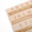 Wooden Braille Alphabet Board With Raised Dots For Blind Users 8