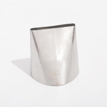 Silver Cake Icer Tips Large Model #201 Crumb Coat Piping Tips For Cake Decorating Icing Piping Tools