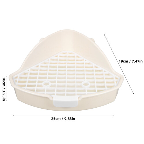 Rabbit Triangle Potty Corner Litter Box Bunny Pee Pan 1