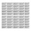 200 Pezzi Etichette Autoadesive Soffocamento 9