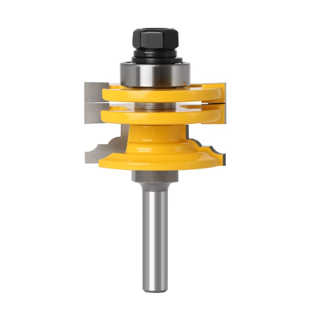 8Mm 12Mm Shank Glass Door Rail And Reversible Router Bit Woodworking Router Bits 1 Pc 9393856077410