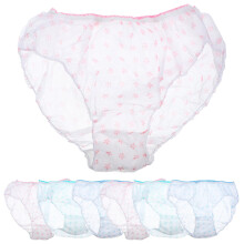 7Pcs Disposable Postpartum Underwear Maternity Briefs Mixed Color