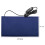 Pet Cobertor USB Impermeável com Almofada Aquecida Azul L 2