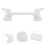 ceramic bunny snack dish for food dessert fruit candy serving 5