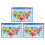 3pcs laminated usa map poster educational wall chart for kids bedroom decor 9
