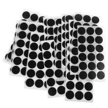 900pcs black round paper target stickers self-adhesive for repair